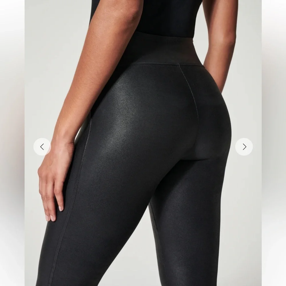 SPANXshape™ Faux Leather Leggings size L - Picture 15 of 16